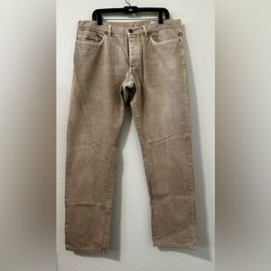 Brunello Cucinelli Tan Khaki 5 pkt. jean IT54 US 38
